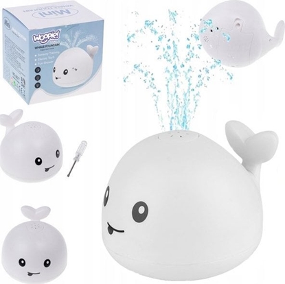 Изображение Woopie Zabawka do Kpieli Wieloryb Tryskajcy Wod Fontanna LED
