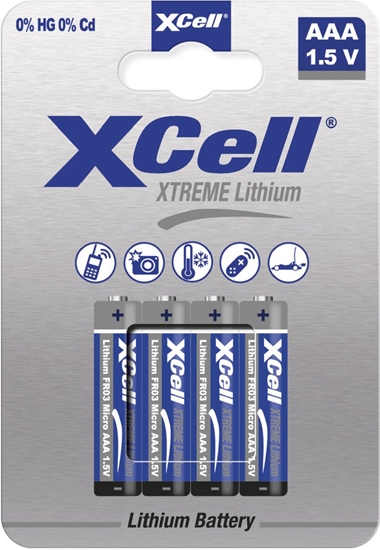 Picture of XCell Batterie Extreme Lithium FR03 Micro AAA 4St.