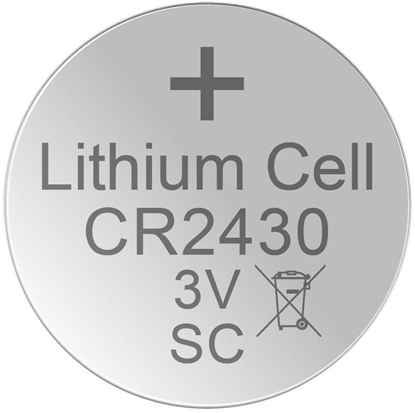 Attēls no XCell Batterie Knopfzelle CR2430 3V 290mAh 5St.