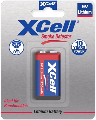 Attēls no XCell Batterie X9V-B 9V Block 1200mAh 1St.