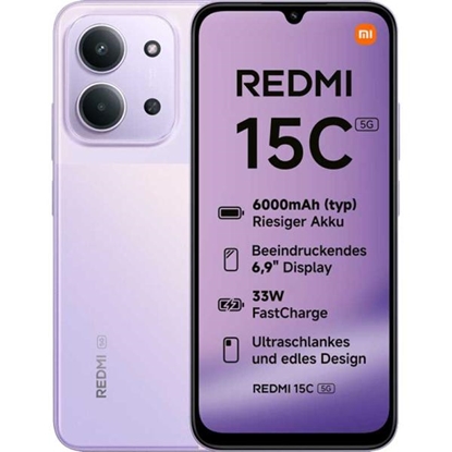 Изображение XIAOMI REDMI 15C 4+256GB DS 5G DUSK PURPLE NFC OEM