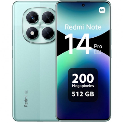 Изображение XIAOMI REDMI NOTE 14 PRO 12+512GB DS 5G CORAL GREEN OEM