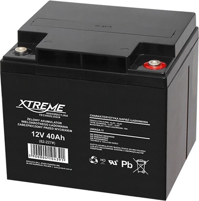 Attēls no Xtreme Akumulator 12V/40Ah (82-227#)