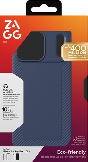 Изображение ZAGG Luxe Snap - etui do iPhone 17 Pro Max kompatybilne z MagSafe (navy)