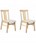 Attēls no Zestaw 2 krzese do jadalni AVALON Drewno Jasnobeowy