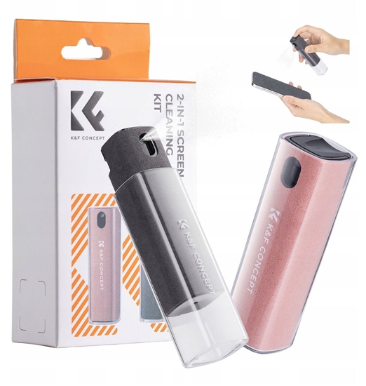 Изображение Zestaw 2x Pyn Spray 10ml Do Czyszczenia Ekranu Monitora Optyki ciereczka / Kf08.077