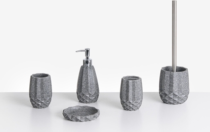 Attēls no Zestaw akcesoriów azienkowych 5 elementów SAMIRIA Szary