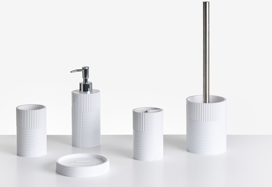 Picture of Zestaw akcesoriów azienkowych 5 elementów SEPAHUA Biay