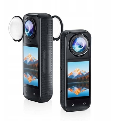 Picture of Zestaw Oson 2x Ochrona Na Obiektyw Obiektywy Twist-lock Do Insta360 X5 X 5 / Pu767t