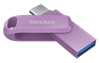 Picture of Zibatmiņa SanDisk Ultra Dual Drive Go USB-A / USB Type-C 256GB Lavender