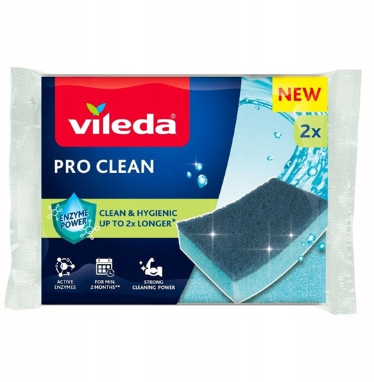 Picture of Zmywak wiskozowy z enzymami Vileda Pro Clean 2 szt.