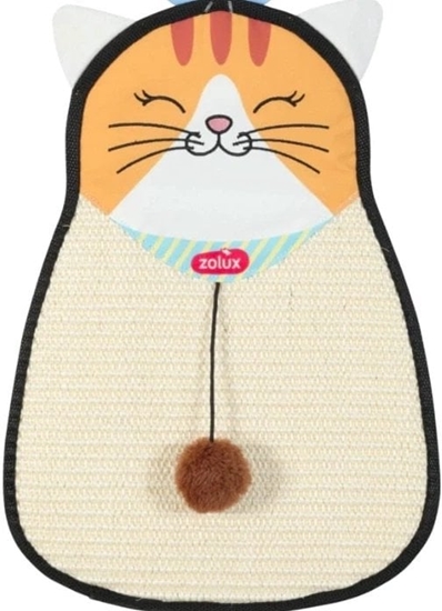 Изображение Zolux Chatouille Drapka do powieszenia kot z sizalu z zabawk 54cm