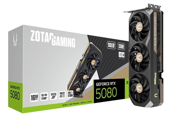 Picture of Zotac RTX 5080 Solid Core OC            16GB GDDR7 HDMI 3xDP