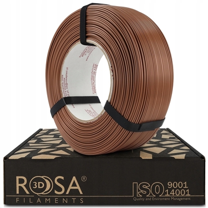 Attēls no 3D plastikas PLA rudas/kakavinis (Mocha Mousse) 1kg refill pakuote Rosa3D