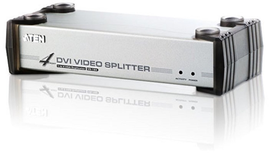 Picture of 4-Port DVI/Audio Splitter
