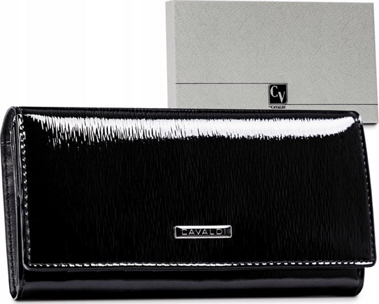 Picture of 4U Cavaldi Duy portfel damski z lakierowanej skóry naturalnej  4U Cavaldi NoSize