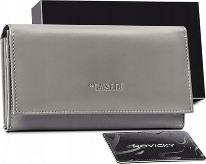 Picture of 4U Cavaldi Elegancki, poduny portfel damski z klap na zatrzask  Cavaldi NoSize