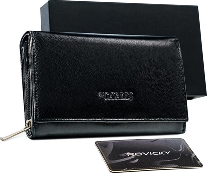 Picture of 4U Cavaldi Klasyczny skórzany portfel damski z klap na zatrzask Cavaldi NoSize