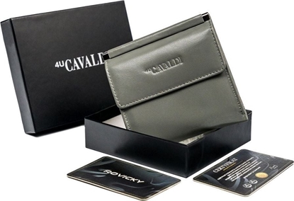 Picture of 4U Cavaldi Kwadratowy portfel damski ze skóry naturalnej, z ochron RFID Cavaldi Nie dotyczy