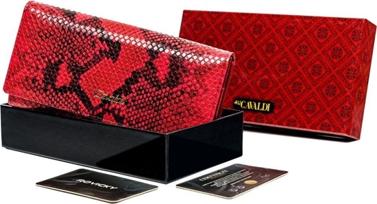 Изображение 4U Cavaldi Poduny Portfel Damski Z Klapk Zdobiony Wowym Wzorem!
