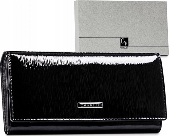 Изображение 4U Cavaldi Pojemny, duy portfel damski ze skóry naturalnej  4U Cavaldi NoSize