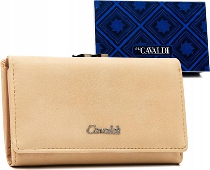 Picture of 4U Cavaldi Portfel Damski Ze Skóry Ekologicznej Zamykany Na Zatrzask I Bigiel