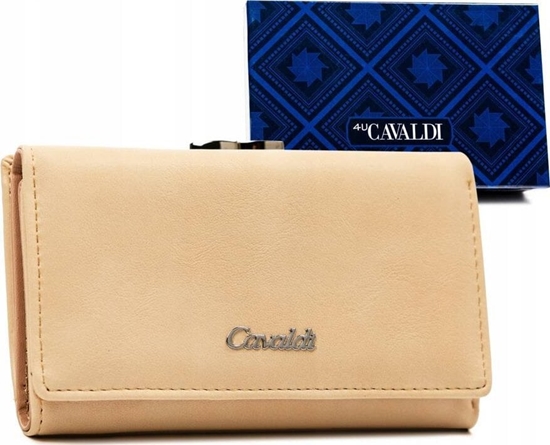 Изображение 4U Cavaldi Portfel Damski Ze Skóry Ekologicznej Zamykany Na Zatrzask I Bigiel