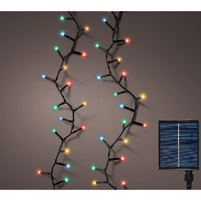 Picture of 750LED virtene ar solāro paneli 16m krāsaina