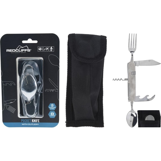 Picture of 8 vienā izdzīvošanas tūristu nažu komplekts