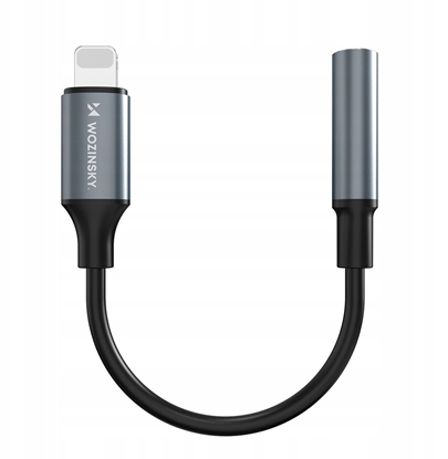 Picture of Adapter Wozinsky WALJ-01 Lightning - mini jack 3,5mm - czarny