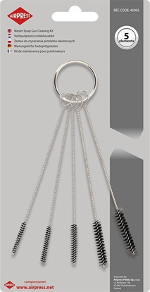 Изображение Airpress ZESTAW CZYSZCZCY DO PISTOLETÓW LAKIERNICZYCH 5 EL.