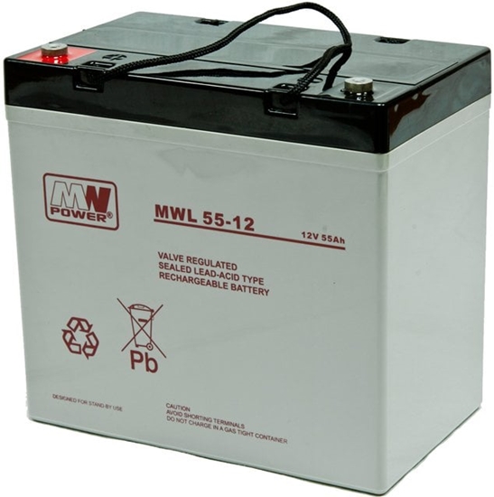Picture of AKUMULATOR 12V/55AH-MWL MW POWER
