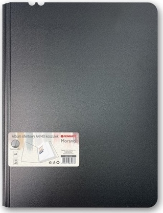 Picture of Album ofertowy PENMATE Morandi A4 40 koszulek czarny