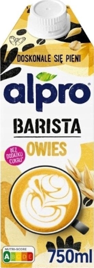 Изображение Alpro Napój rolinny ALPRO Barista do kawy owsiany 750ml