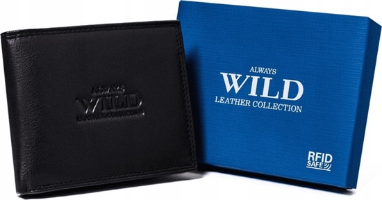 Picture of Always Wild Klasyczny, skórzany portfel mski bez zapicia  Always Wild NoSize
