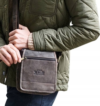 Picture of Always Wild Listonoszka skórzana Always Wild [DH] 251-MH brzowa