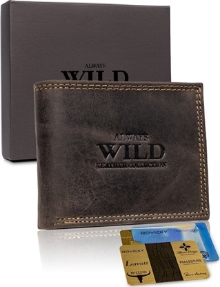Attēls no Always Wild Skórzany portfel dla mczyzny Always Wild RFID Nie dotyczy