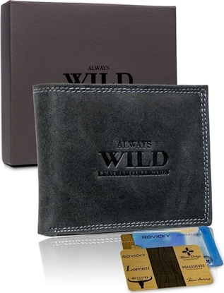 Picture of Always Wild Skórzany portfel dla mczyzny Always Wild RFID Nie dotyczy