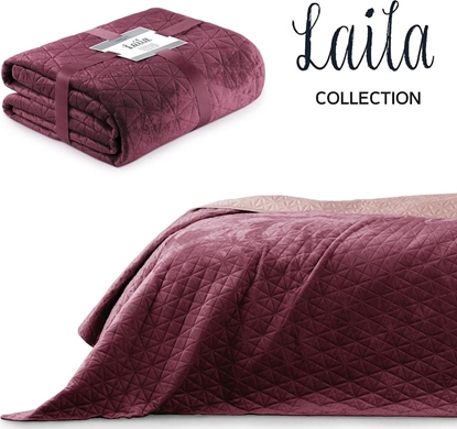 Picture of AmeliaHome BEDS AH LAILA BERRY+MAUVE 260x280