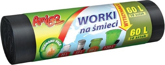 Picture of Amigo Worki na mieci LDPE 60L 10szt.