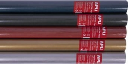 Attēls no Apli Papier prezentowy APLI Kraft, 2x0,70 m, 60 g/m2, mix kolorów