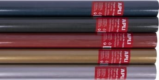 Picture of Apli Papier prezentowy APLI Kraft, 2x0,70 m, 60 g/m2, mix kolorów