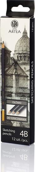 Изображение Astra Oówek do nauki szkicowania 4B Artea (12szt) ASTRA