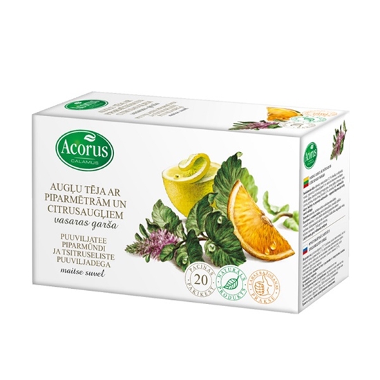 Picture of Augļu un zāļu tēja HERBITUM ar Piparmetru un Citronu, maisiņi, 2.5gx20gb