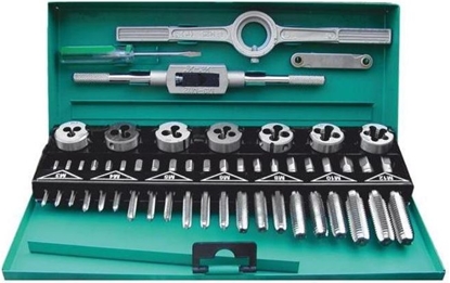 Изображение AWTools Zestaw gwintowników i narzynek 32szt. (AW40526)