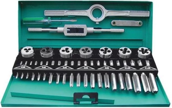 Изображение AWTools Zestaw gwintowników i narzynek 32szt. (AW40526)