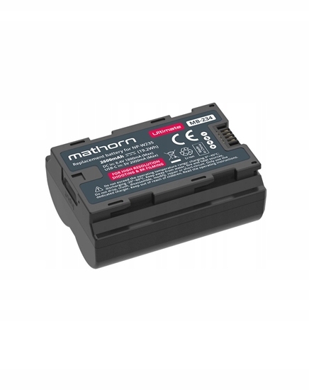 Picture of Bateria Mathorn MB-234 Ultimate 2600mAh USB-C zamiennik NP-W235