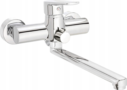 Attēls no Bateria umywalkowa Deante Bateria umywalkowo-wannowa cienna z wyduon wylewk - podczenie na w