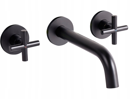 Picture of Bateria umywalkowa podtynkowa KAIETEUR Mosidz Czarny