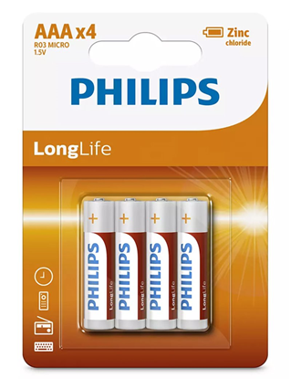 Picture of Baterija Philips AAA Longlife 4gb